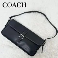 OLD COACH コーチ ワンショルダーバック スクエア 本革 ブラック