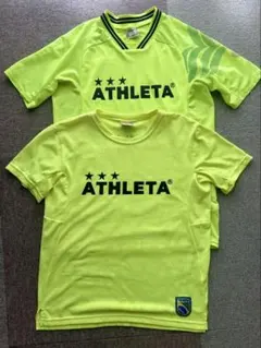 ATHLETA 蛍光イエロー Tシャツ 2枚セット　160cm