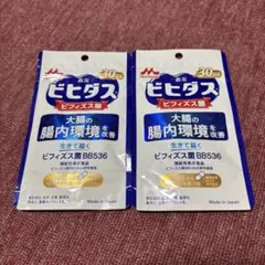 森永 ビヒダス 大腸のキホン 30日分 (60粒入り) x4袋　匿名配送 森永乳業 - 森永 ビヒダス 大腸のキホン 30日分 (60粒入り) x2袋 匿名
