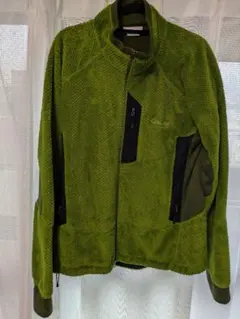 【美品】Columbia Titanium フリースジャケット XL グリーン