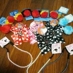 ディズニーChouChouとヘアーバンドとチャームとヘアーゴムセット
