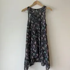 ［No.218］ROSE BUD チュニックノースリーブ シフォン トップスのサムネイル