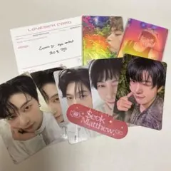 ZB1 ゼベワン マシュー　メテュ　トレカセット7枚他