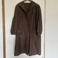 【値下げ】リツコシラハマブラウンロングコート バルーンスリーブ