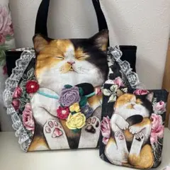 コヤンイサムチョン 猫ちゃんパネルトートバッグ - メルカリ