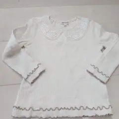 SHOO-la-RU オフホワイト 長袖カットソー 110