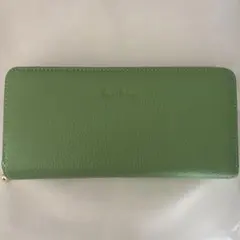 【Lupilina】ライトグリーン 本革長財布
