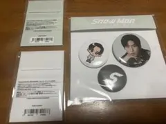 Snow Man 1st POP-UP フォトカ、缶バッジセット 目黒蓮