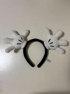 ミッキー手型カチューシャ