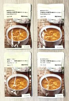 無印良品 素材を生かしたカレー プラウンマサラ　１８０ｇ　4食分のサムネイル