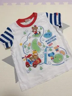 ミキハウス Tシャツ 90cm 半袖 ギンガムチェック - メルカリ
