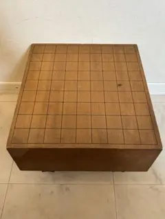 将棋盤 脚付き 駒台 木製ケース昭和レトロ ビンテージ 60年前の品物