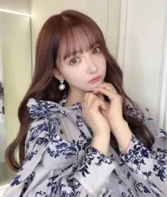 スナイデル　sustainableフロッキーオーガンシースルーブラウス