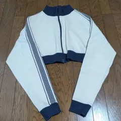 wego ウィゴー ショートパーカー ジャージ クロップド丈