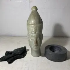 妻の作った ファラオの棺 猫ミイラ 蓋物 陶芸 スプーン - メルカリ