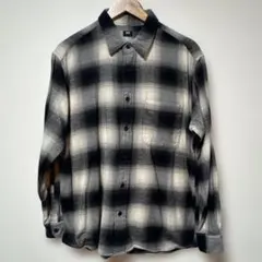 ユニクロ　ネルシャツ　Lサイズ　ブラック