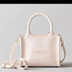 ダーリッチ　大人ピンクなショルダーストラップつきトートバッグ