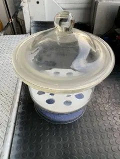 ガラス製 乾燥容器 デシケーター 小 15cm