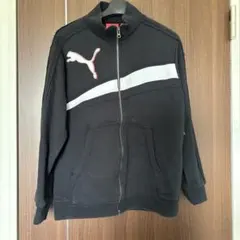 Puma ブラック ジップアップジャケット