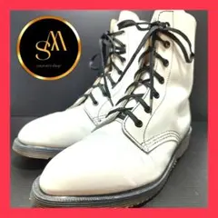 【希少】ドクターマーチン　ブーツ　ビアンカ　イングランド製　7ホール　レザー　白