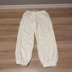 ホワイト スウェットパンツ　UNIQLO