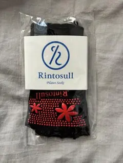 ④Rintosull Pilates Socks ブラック/レッド