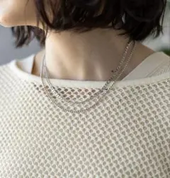 レプシィム　ステンレス2連ネックレスのサムネイル