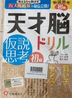 ★新品「考える力を伸ばすパズル道場の秘伝公開! 天才脳ドリル 仮説思考 初級」