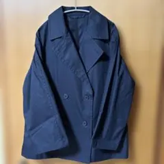 relume ネイビー ダブルブレスト トレンチコート