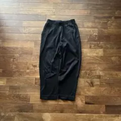 UNIQLO フレンチリブパンツ　黒