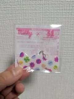 不二家 ミルキー × サーティワン コラボ めじるしアクセサリー チャーム