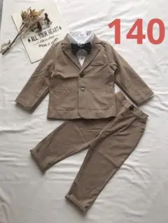 140cm キッズフォーマルスーツ　入学式　七五三　結婚式  4点セット113