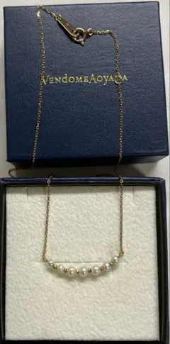 VENDOME　AOYAMA　K10　ブルートリクル　ネックレス　ダイヤ　アクア VENDOME AOYAMA K10 ブルートリクル ネックレス ダイヤ アクア