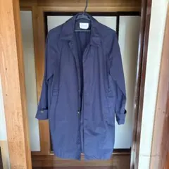 URBAN RESEARCH DOORS ネイビー ステンカラーコート　中古品