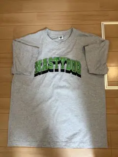 NASTYDOG ロゴプリント Tシャツ グレー