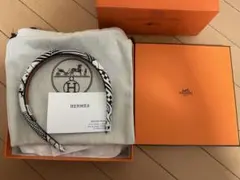 HERMES のカチューシャ　ジグザグ　新品未使用品です。