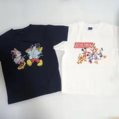 未使用　ディズニー ミッキー　Tシャツ 140　2枚セット　半袖
