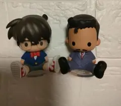 名探偵コナン ぺたドール　フィギュア　江戸川コナン　毛利小五郎