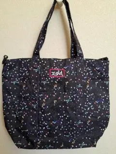 x-girl ショルダーつきBIGトート&ポーチ