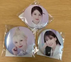 NiziU 缶バッジセット AYAKA RIKU MAYUKA