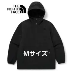 ノースフェイス 韓国限定 オレマ ロゴ フードジャケット ブラック 黒 M