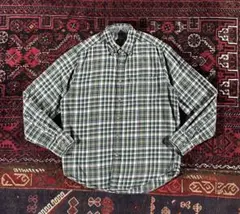 K*O様 USA古着 エディバウアー ネルシャツ グリーン M