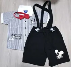 Disney ミッキーマウス 半袖シャツ・ショートパンツセット 95