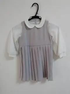 BREEZE 襟付きカットソー　プリーツ ワンピース　入園式　100サイズ