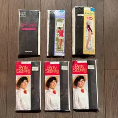 レナウン他 ストッキング 7足 チャコールグレー M〜L