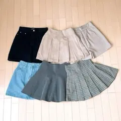 スカート　まとめ売り　6点　GRL DHOLIC Heather Chico