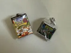 ガチャガチャ ゲームパッケージミニチュアチャーム サルゲッチュ　みんなのゴルフ