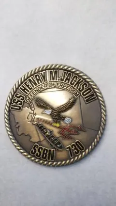米海軍　ウエストバージニア　艦長　戦略ミサイル原潜　チャレンジ 米海軍 ウエストバージニア 艦長 戦略ミサイル原潜 チャレンジコイン