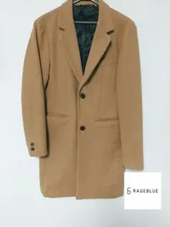 【美品】RAGEBLUE チェスターコート Sサイズ キャメル