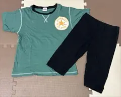 パジャマ　キッズ　子供服　緑　CONVERSE